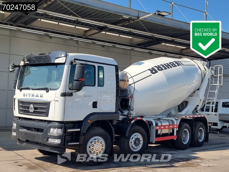 Sitrak G5 350 8X4 8m3 Liebherr Mixer Big-Axle Steelsuspension - Mikser za beton: slika 1 Sitrak G5 350 8X4 8m3 Liebherr Mixer Big-Axle Steelsuspension - Mikser za beton: slika 1