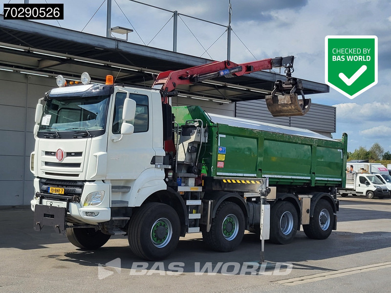 Tatra Tatra Phoenix 8P6R43/Phoenix 8X8 NL-Truck HMF 1943Z Crane 17m3 HSW Big-Axle Steering-Axle 8x8 Automatic Euro 6 - Istovarivač, Kamion sa dizalicom: slika 1 Tatra Tatra Phoenix 8P6R43/Phoenix 8X8 NL-Truck HMF 1943Z Crane 17m3 HSW Big-Axle Steering-Axle 8x8 Automatic Euro 6 - Istovarivač, Kamion sa dizalicom: slika 1