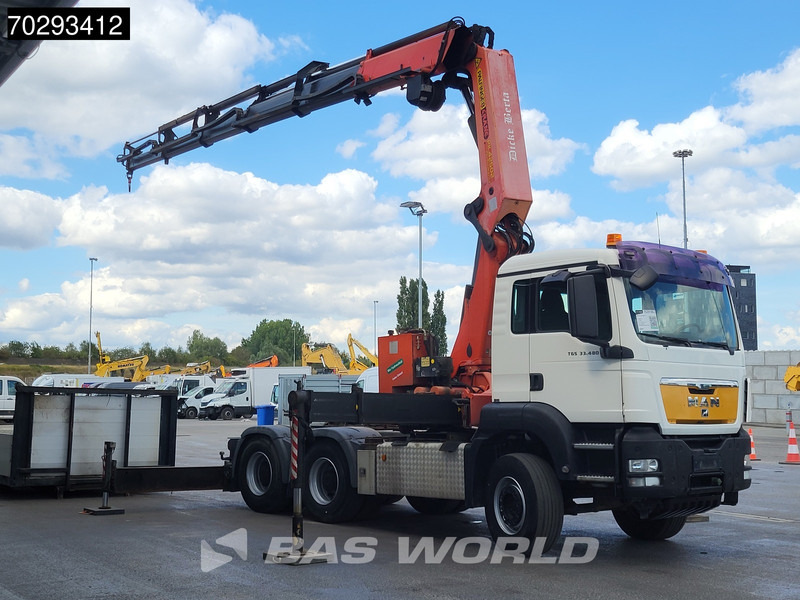 MAN TGS 33.480 6X4 Tractorhead with Palfinger PK42505 Crane Kran Retarder Big-Axle Manual Euro 5 - Tegljač: slika 3 MAN TGS 33.480 6X4 Tractorhead with Palfinger PK42505 Crane Kran Retarder Big-Axle Manual Euro 5 - Tegljač: slika 3