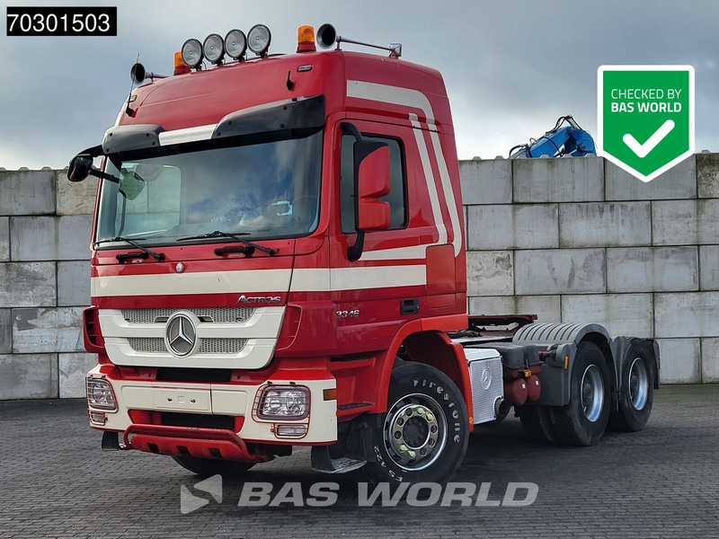 Mercedes-Benz Actros 3346 6X4 MP3! Full-Steel Big-Axle Hydraulik - Tegljač: slika 1 Mercedes-Benz Actros 3346 6X4 MP3! Full-Steel Big-Axle Hydraulik - Tegljač: slika 1