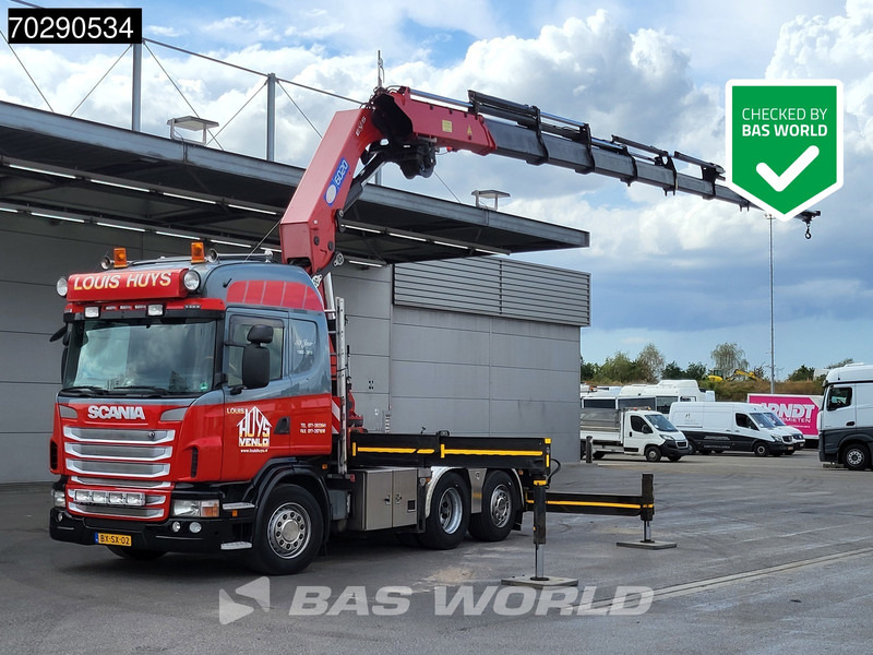 Scania G440 6X2 NL Crane Truck HMF 6020 K8 Kran Winch Retarder Lift-Steering Axle - Tegljač: slika 1 Scania G440 6X2 NL Crane Truck HMF 6020 K8 Kran Winch Retarder Lift-Steering Axle - Tegljač: slika 1
