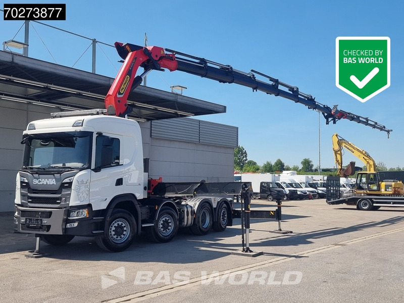 Scania G500 8X2 Retarder Liftachse Palfinger Kran PK 58.002 TEC F + JIB - Tegljač: slika 1 Scania G500 8X2 Retarder Liftachse Palfinger Kran PK 58.002 TEC F + JIB - Tegljač: slika 1