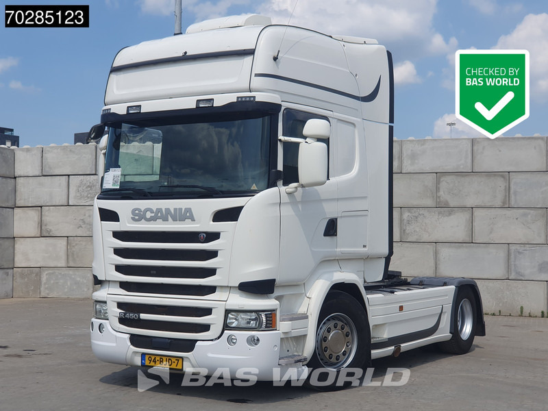Scania R450 R 4X2 NL-Truck 2x Tanks Standklima Navi Xenon - Tegljač: slika 1 Scania R450 R 4X2 NL-Truck 2x Tanks Standklima Navi Xenon - Tegljač: slika 1