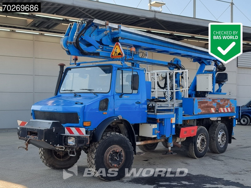 Unimog U2450L 6X6 Unimog Engin EGI TP 226 hubarbeitsbühne Manual Euro 2 - Kamion sa dizalicom: slika 1 Unimog U2450L 6X6 Unimog Engin EGI TP 226 hubarbeitsbühne Manual Euro 2 - Kamion sa dizalicom: slika 1