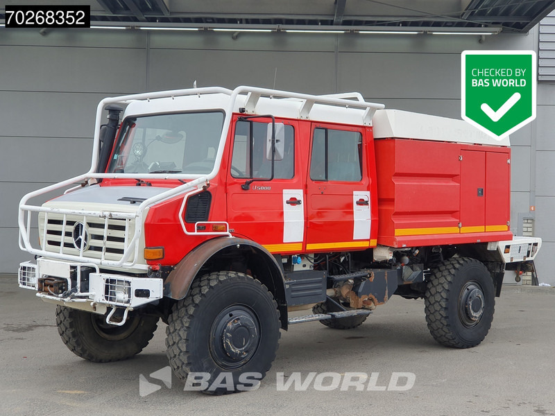Unimog U5000 4X4 Camiva FIRE TRUCK SUPERSTRUCTURE NOT WORKING Automatic - Vatrogasni kamion: slika 1 Unimog U5000 4X4 Camiva FIRE TRUCK SUPERSTRUCTURE NOT WORKING Automatic - Vatrogasni kamion: slika 1
