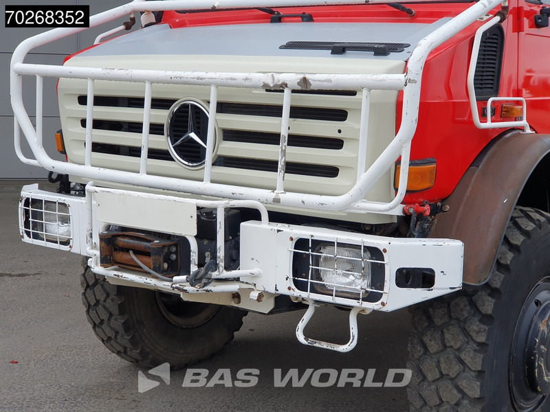 Vatrogasni kamion Unimog U5000 4X4 Camiva FIRE TRUCK SUPERSTRUCTURE NOT WORKING Automatic: slika 13