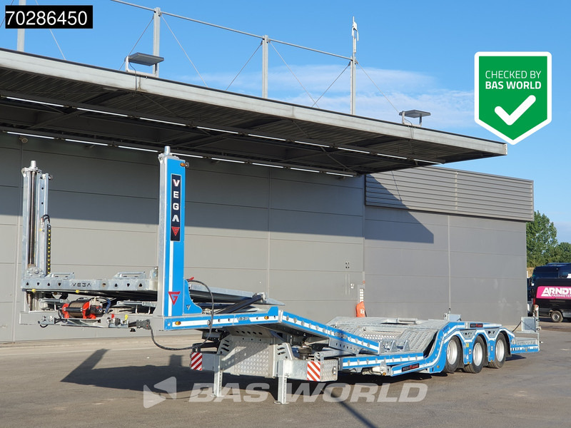 Vega Alphamax 3 axles NEW Galvanized Hydro-electric Winch Lift + Lenkachse - Poluprikolica za prevoz automobila: slika 1 Vega Alphamax 3 axles NEW Galvanized Hydro-electric Winch Lift + Lenkachse - Poluprikolica za prevoz automobila: slika 1