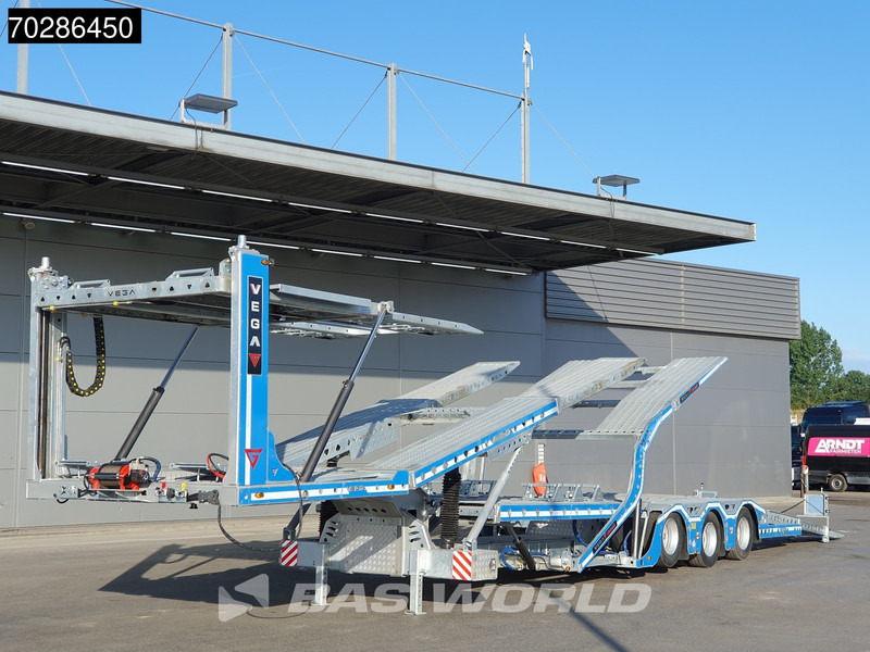 Vega Alphamax 3 axles NEW Galvanized Hydro-electric Winch Lift + Lenkachse - Poluprikolica za prevoz automobila: slika 3 Vega Alphamax 3 axles NEW Galvanized Hydro-electric Winch Lift + Lenkachse - Poluprikolica za prevoz automobila: slika 3