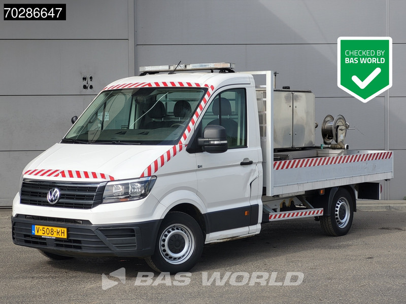 Volkswagen Crafter 177pk Automaat Open Laadbak Reinigingswagen Trekhaak Airco Cruise Euro6 Pritsche Pickup Open Box Hogedrukspuit Waterpomp A/C Tow - Dostavno vozilo sa otvorenom sandukom: slika 1 Volkswagen Crafter 177pk Automaat Open Laadbak Reinigingswagen Trekhaak Airco Cruise Euro6 Pritsche Pickup Open Box Hogedrukspuit Waterpomp A/C Tow - Dostavno vozilo sa otvorenom sandukom: slika 1