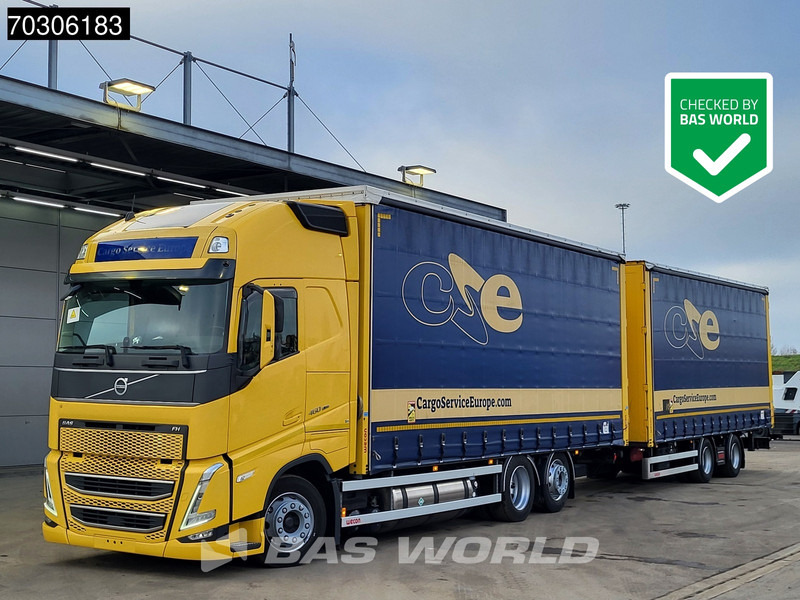 Volvo FH 460 6X2 Curtainsider Combi LNG Engine Sliding roof Lift Axle I-Park cool VEB+ - Kamion sa ceradom: slika 1 Volvo FH 460 6X2 Curtainsider Combi LNG Engine Sliding roof Lift Axle I-Park cool VEB+ - Kamion sa ceradom: slika 1