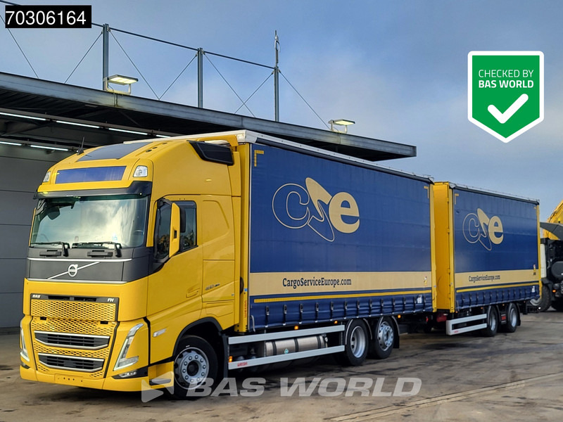 Volvo FH 460 6X2 Curtainsider Combi LNG Engine Sliding roof Lift Axle I-Park cool VEB+ - Kamion sa ceradom: slika 1 Volvo FH 460 6X2 Curtainsider Combi LNG Engine Sliding roof Lift Axle I-Park cool VEB+ - Kamion sa ceradom: slika 1
