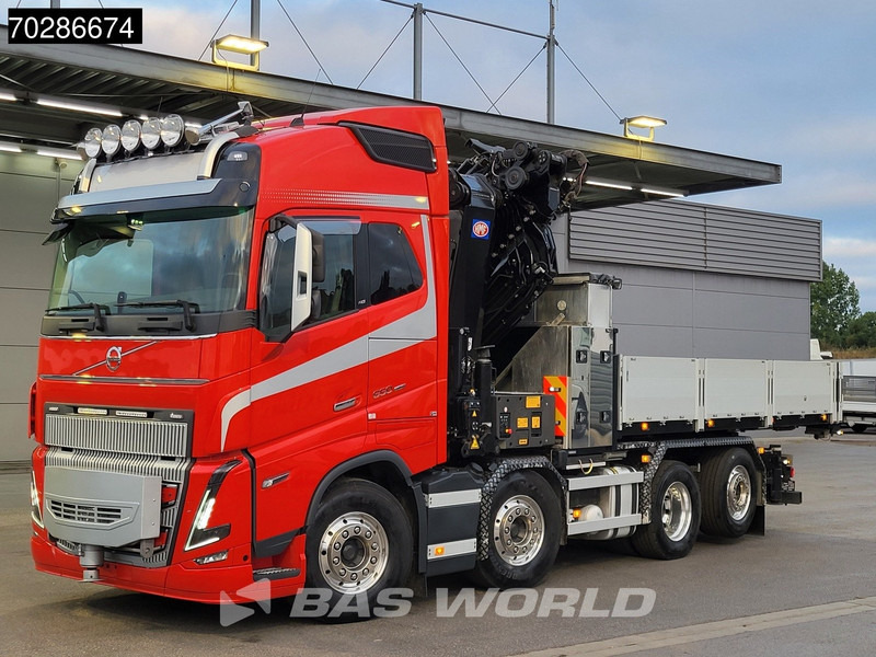 Volvo FH16 650 FH16 8X2 HMF 7020K-RCS Crane + Fly-Jib Lift+Steering-Axle Navi LED ACC Euro 6 - Kamion sa tovarnim sandukom, Kamion sa dizalicom: slika 5 Volvo FH16 650 FH16 8X2 HMF 7020K-RCS Crane + Fly-Jib Lift+Steering-Axle Navi LED ACC Euro 6 - Kamion sa tovarnim sandukom, Kamion sa dizalicom: slika 5