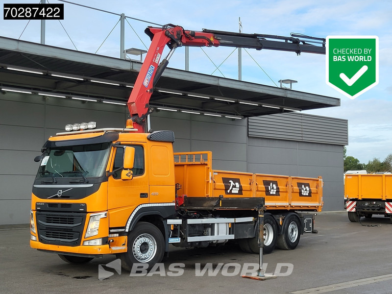 Volvo FM 420 6X2 HMF 2120 K 4 Crane Lift+lenkasche Euro 6 - Istovarivač, Kamion sa dizalicom: slika 1 Volvo FM 420 6X2 HMF 2120 K 4 Crane Lift+lenkasche Euro 6 - Istovarivač, Kamion sa dizalicom: slika 1