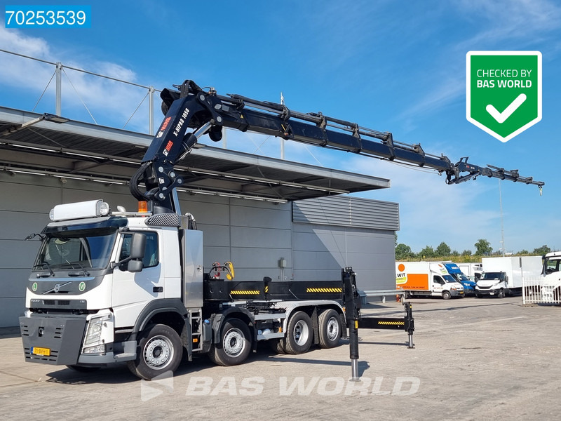 Volvo FM 420 8X2 Repaired Damage Hiab X-Hipro 1058E-6 Kran Crane Lift-Lenkachse - Kamion za prevoz kontejnera/ Kamion sa promenjivim sandukom, Kamion sa dizalicom: slika 1 Volvo FM 420 8X2 Repaired Damage Hiab X-Hipro 1058E-6 Kran Crane Lift-Lenkachse - Kamion za prevoz kontejnera/ Kamion sa promenjivim sandukom, Kamion sa dizalicom: slika 1