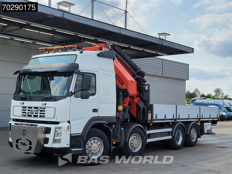 Kamion sa tovarnim sandukom, Kamion sa dizalicom Volvo FM 480 8X2 Palfinger PK85002 Crane+Jib Lifting-Axle Big-Axle Automatic Euro 4: slika 16