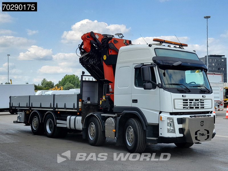 Kamion sa tovarnim sandukom, Kamion sa dizalicom Volvo FM 480 8X2 Palfinger PK85002 Crane+Jib Lifting-Axle Big-Axle Automatic Euro 4: slika 18