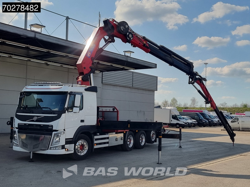 Volvo FM 500 8X4 HMF5020 K6 + Fly Jib Lift+Lenkachse Crane Kran Euro 6 - Kamion sa tovarnim sandukom, Kamion sa dizalicom: slika 5 Volvo FM 500 8X4 HMF5020 K6 + Fly Jib Lift+Lenkachse Crane Kran Euro 6 - Kamion sa tovarnim sandukom, Kamion sa dizalicom: slika 5
