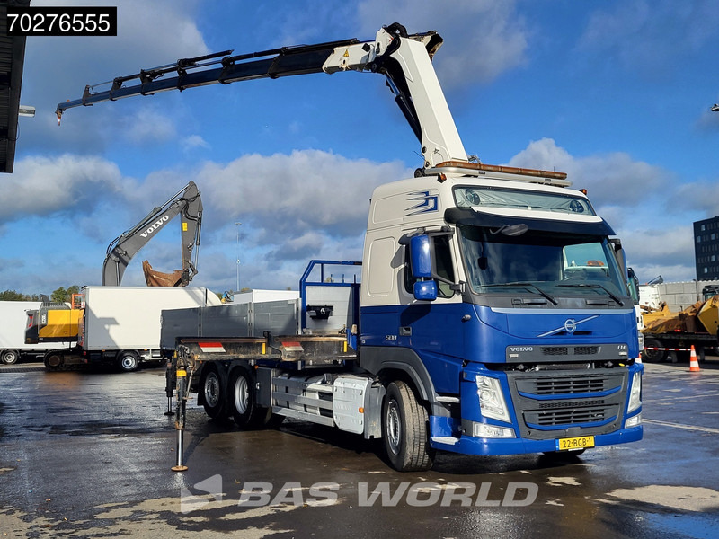 Volvo FM 500 FM 6X2 NL-Truck HMF 3220-K7 Kran Crane Winch Lift+Steering-Axle Euro 6 - Kamion sa tovarnim sandukom, Kamion sa dizalicom: slika 3 Volvo FM 500 FM 6X2 NL-Truck HMF 3220-K7 Kran Crane Winch Lift+Steering-Axle Euro 6 - Kamion sa tovarnim sandukom, Kamion sa dizalicom: slika 3