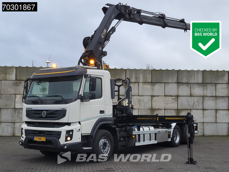 Volvo FMX 370 FMX 6X2 HIAB 244 E P-3 Hipro Kran + XR21S56 containersystem Lift+steering - Kamion sa hidrauličnom kukom, Kamion sa dizalicom: slika 1 Volvo FMX 370 FMX 6X2 HIAB 244 E P-3 Hipro Kran + XR21S56 containersystem Lift+steering - Kamion sa hidrauličnom kukom, Kamion sa dizalicom: slika 1