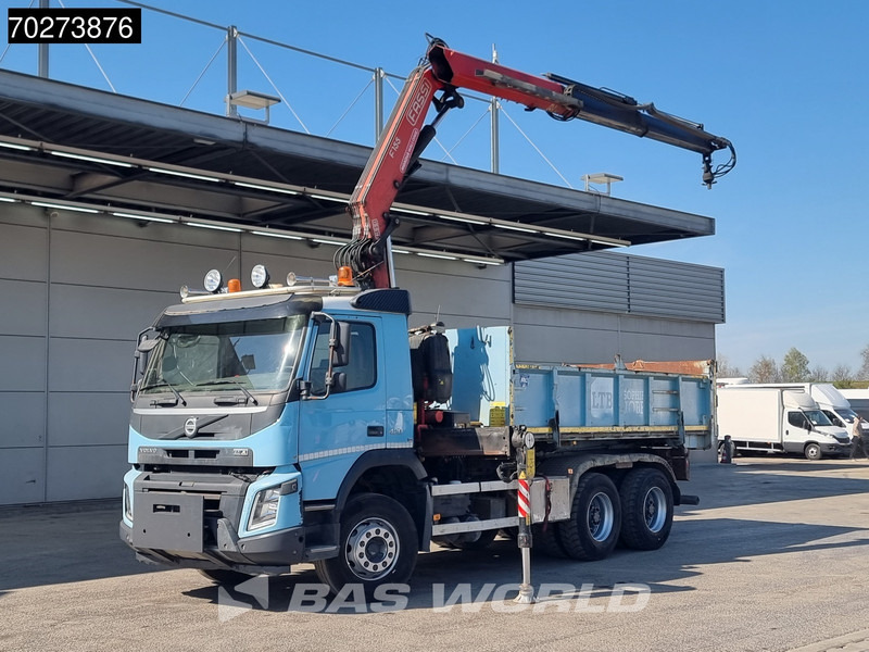 Volvo FMX 420 6X4 Fassi F155A.2.22 Crane 9m3 Big-Axle Automatic Euro 5 - Istovarivač, Kamion sa dizalicom: slika 1 Volvo FMX 420 6X4 Fassi F155A.2.22 Crane 9m3 Big-Axle Automatic Euro 5 - Istovarivač, Kamion sa dizalicom: slika 1
