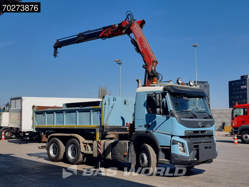 Volvo FMX 420 6X4 Fassi F155A.2.22 Crane 9m3 Big-Axle Automatic Euro 5 - Istovarivač, Kamion sa dizalicom: slika 2 Volvo FMX 420 6X4 Fassi F155A.2.22 Crane 9m3 Big-Axle Automatic Euro 5 - Istovarivač, Kamion sa dizalicom: slika 2