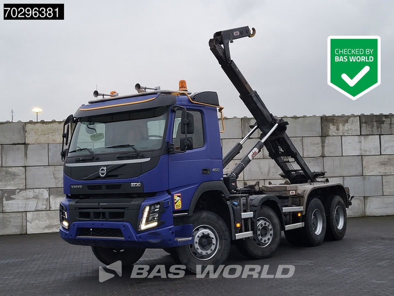 Volvo FMX 460 8X4 Hyva 26-55 SK containersystem Automatic Steelsuspension Big-Axle - Kamion sa hidrauličnom kukom: slika 1 Volvo FMX 460 8X4 Hyva 26-55 SK containersystem Automatic Steelsuspension Big-Axle - Kamion sa hidrauličnom kukom: slika 1
