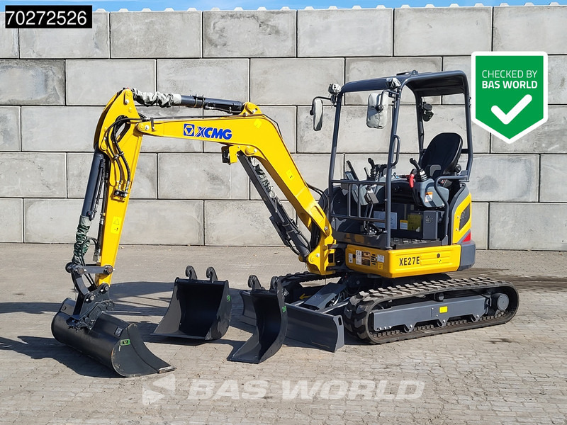 XCMG XE27 E 3 BUCKETS - KUBOTA ENGINE - Mini bager: slika 1 XCMG XE27 E 3 BUCKETS - KUBOTA ENGINE - Mini bager: slika 1