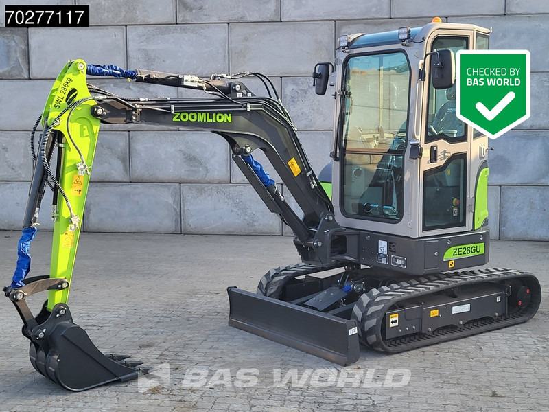 Zoomlion ZE26 GU A/C - CE CERTIFIED - Mini bager: slika 1 Zoomlion ZE26 GU A/C - CE CERTIFIED - Mini bager: slika 1