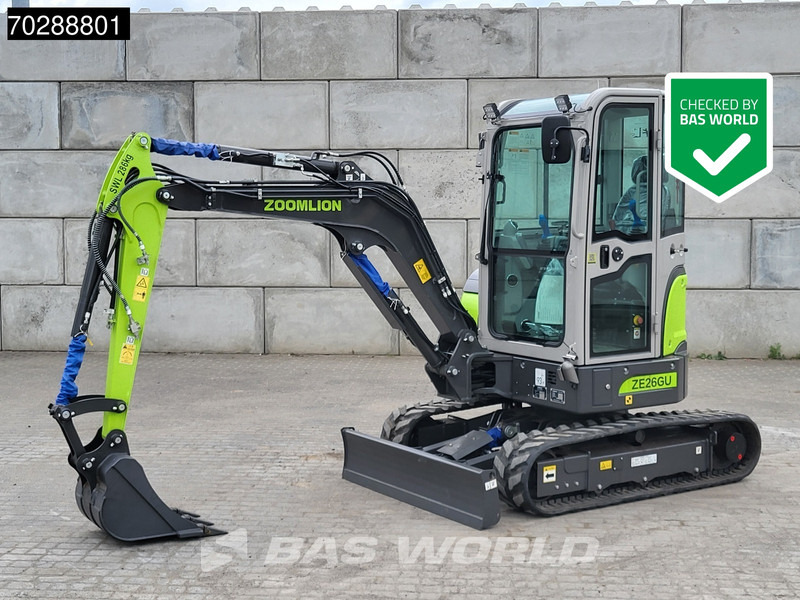 Zoomlion ZE26 GU CE CERTIFIED - Mini bager: slika 1 Zoomlion ZE26 GU CE CERTIFIED - Mini bager: slika 1