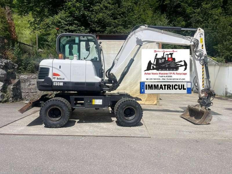 Bobcat E55W - Bager točkaš: slika 1 Bobcat E55W - Bager točkaš: slika 1