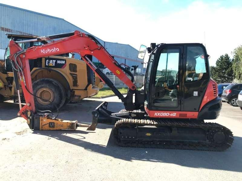 Kubota KX080-4 - Mini bager: slika 1 Kubota KX080-4 - Mini bager: slika 1
