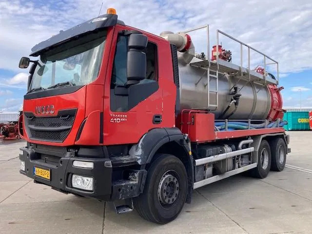 Iveco Eurotrakker 410 6X4 COMBI ZUIG PERS RVS TANK - Vakuumska cisterna: slika 1 Iveco Eurotrakker 410 6X4 COMBI ZUIG PERS RVS TANK - Vakuumska cisterna: slika 1