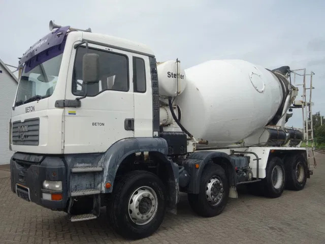 MAN TGA 35.360 8X4 MIXER STEEL SPRINGS BIG AXELS MANUAL FEUL POMP - Mikser za beton: slika 2 MAN TGA 35.360 8X4 MIXER STEEL SPRINGS BIG AXELS MANUAL FEUL POMP - Mikser za beton: slika 2