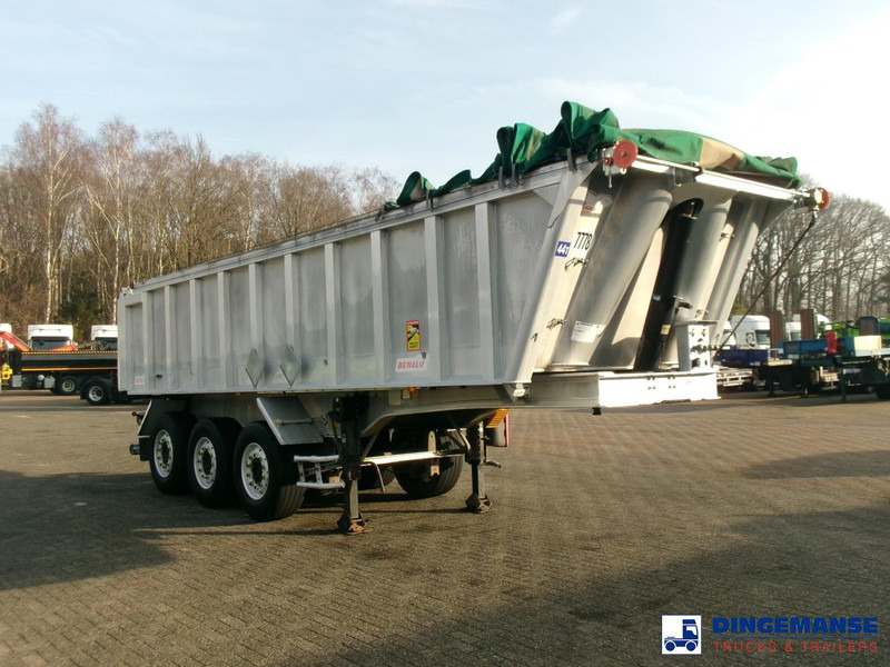Benalu Tipper trailer alu 22 m3 + tarpaulin - Poluprikolica istovarivača: slika 2 Benalu Tipper trailer alu 22 m3 + tarpaulin - Poluprikolica istovarivača: slika 2