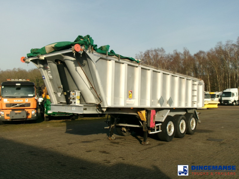 Benalu Tipper trailer alu 22 m3 + tarpaulin - Dostavno vozilo istovarivač: slika 1 Benalu Tipper trailer alu 22 m3 + tarpaulin - Dostavno vozilo istovarivač: slika 1