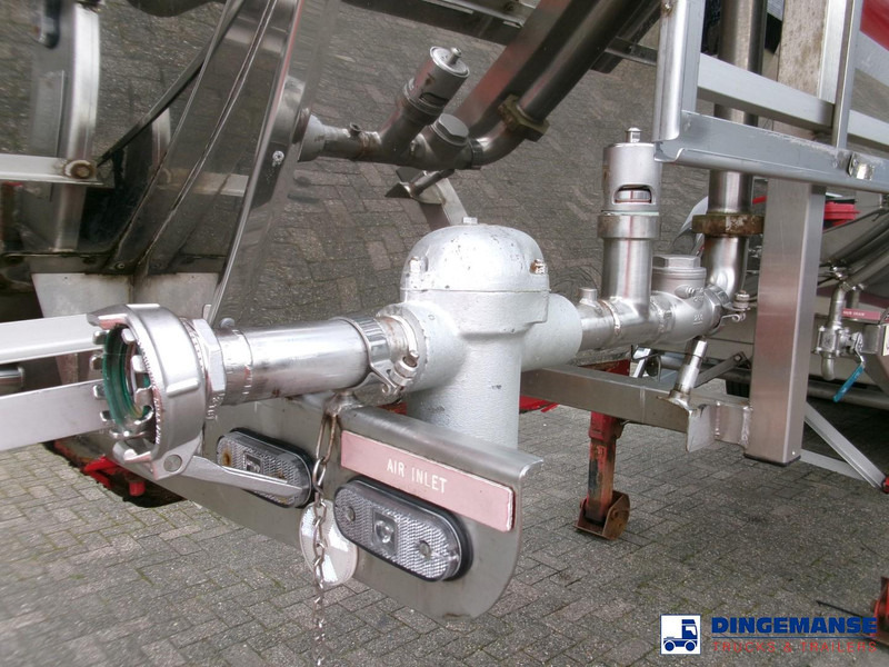 Poluprikolica cisterna Clayton Chemical tank inox 18 m3 / 1 comp: slika 10