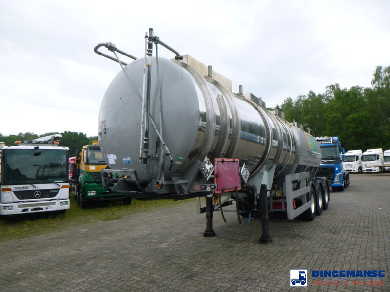 Clayton Chemical tank inox 30 m3 / 1 comp - Poluprikolica cisterna: slika 1 Clayton Chemical tank inox 30 m3 / 1 comp - Poluprikolica cisterna: slika 1
