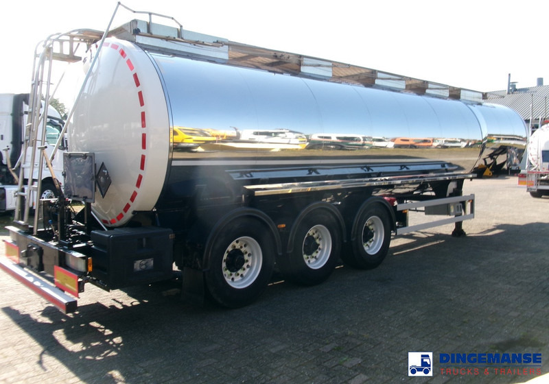Clayton Chemical tank inox 33 m3 / 1 comp + pump - Poluprikolica cisterna: slika 4 Clayton Chemical tank inox 33 m3 / 1 comp + pump - Poluprikolica cisterna: slika 4