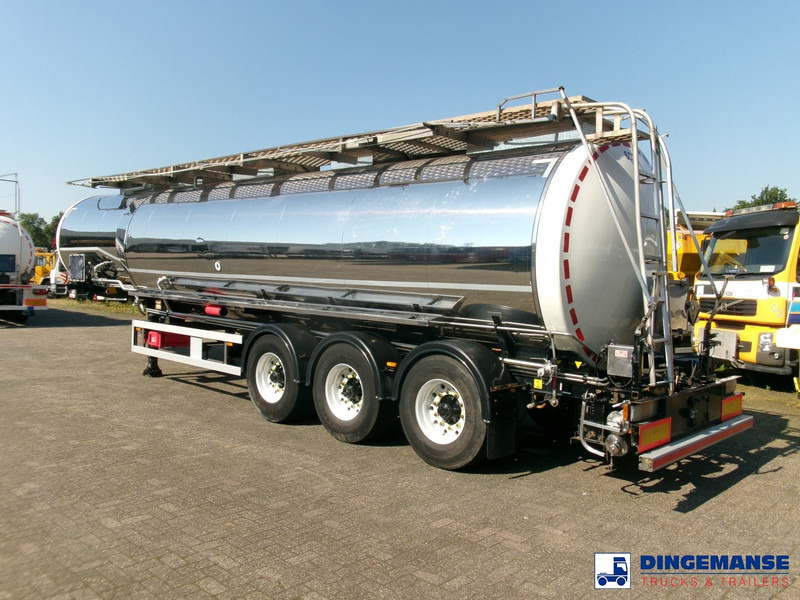 Clayton Chemical tank inox 33 m3 / 1 comp + pump - Poluprikolica cisterna: slika 3 Clayton Chemical tank inox 33 m3 / 1 comp + pump - Poluprikolica cisterna: slika 3