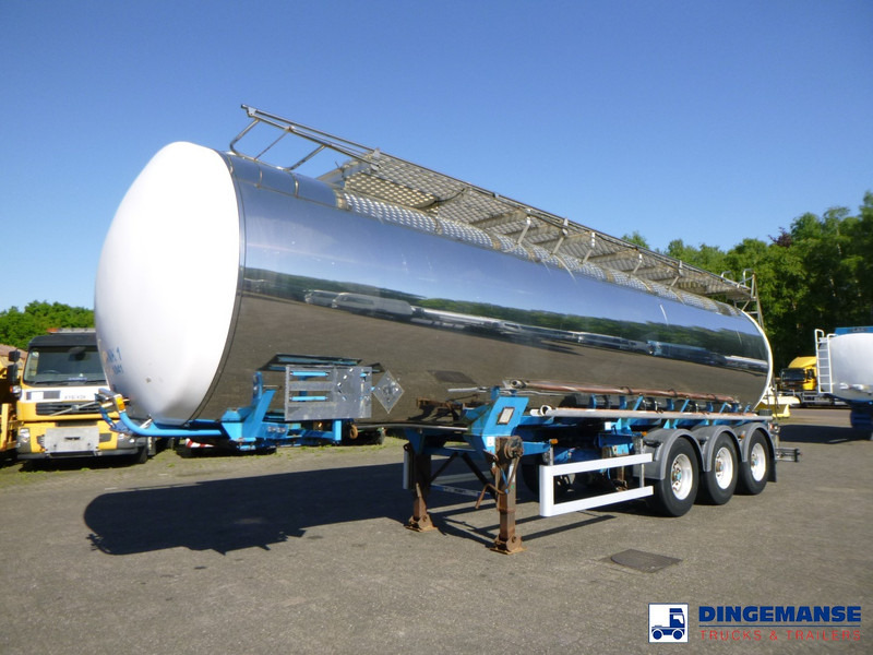 Clayton Chemical tank inox L4BN 37.5 m3 / 1 comp - Poluprikolica cisterna: slika 1 Clayton Chemical tank inox L4BN 37.5 m3 / 1 comp - Poluprikolica cisterna: slika 1