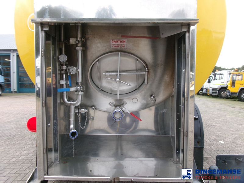 Poluprikolica cisterna Clayton Food (beer) tank inox 30 m3 / 1 comp: slika 9