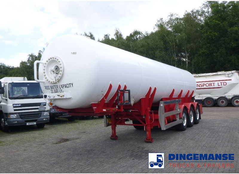 Clayton Gas tank steel 31.8 m3 (low pressure 10 bar) - Poluprikolica cisterna: slika 1 Clayton Gas tank steel 31.8 m3 (low pressure 10 bar) - Poluprikolica cisterna: slika 1