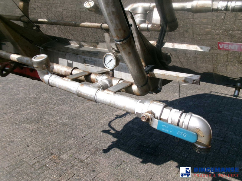 Poluprikolica cisterna Crane Fruehauf Chemical ACID tank inox 30 m3 / 1 comp: slika 9