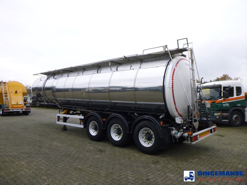 Crane Fruehauf Chemical tank inox 32.8 m3 / 1 comp - Poluprikolica cisterna: slika 3 Crane Fruehauf Chemical tank inox 32.8 m3 / 1 comp - Poluprikolica cisterna: slika 3