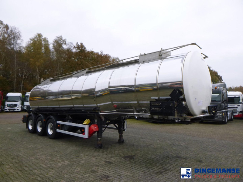Crane Fruehauf Chemical tank inox 32.8 m3 / 1 comp - Poluprikolica cisterna: slika 2 Crane Fruehauf Chemical tank inox 32.8 m3 / 1 comp - Poluprikolica cisterna: slika 2