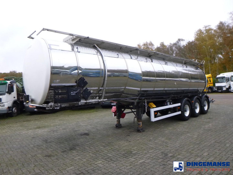 Crane Fruehauf Chemical tank inox 32.8 m3 / 1 comp - Poluprikolica cisterna: slika 1 Crane Fruehauf Chemical tank inox 32.8 m3 / 1 comp - Poluprikolica cisterna: slika 1