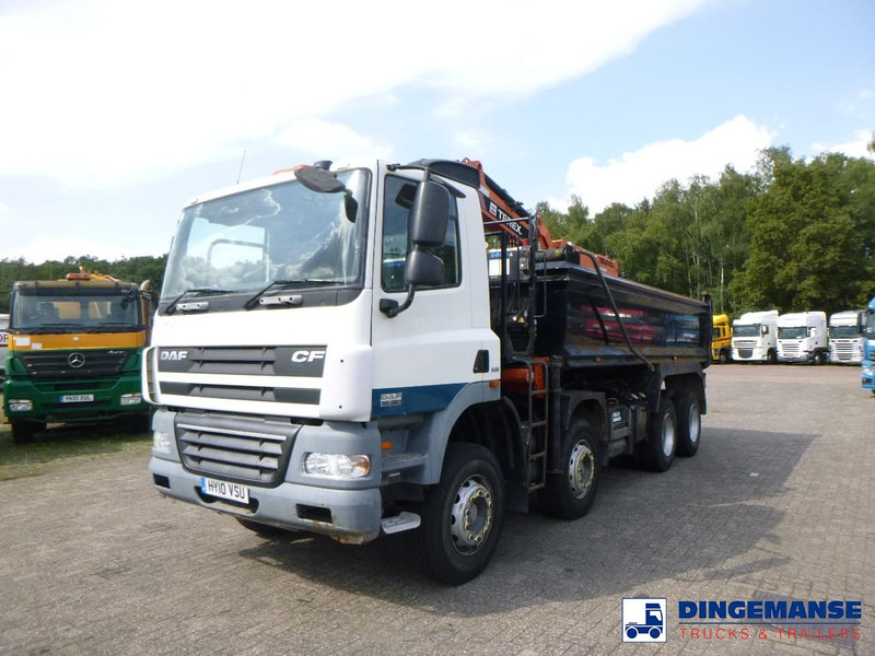 DAF CF 85.360 8X4 RHD tipper + Terex 118.2 VGL-A15 - Kamion sa dizalicom: slika 5 DAF CF 85.360 8X4 RHD tipper + Terex 118.2 VGL-A15 - Kamion sa dizalicom: slika 5