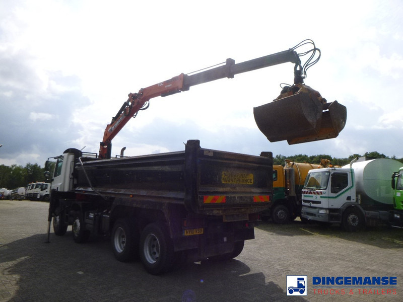 DAF CF 85.360 8X4 RHD tipper + Terex 118.2 VGL-A15 - Kamion sa dizalicom: slika 3 DAF CF 85.360 8X4 RHD tipper + Terex 118.2 VGL-A15 - Kamion sa dizalicom: slika 3