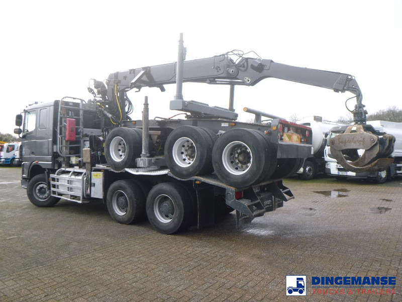 DAF XF 105.510 6x4 + Loglift F281S83 crane / timber truck + dolly - Šticar, Kamion sa dizalicom: slika 5 DAF XF 105.510 6x4 + Loglift F281S83 crane / timber truck + dolly - Šticar, Kamion sa dizalicom: slika 5