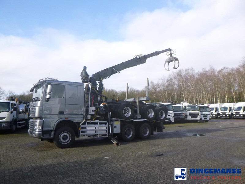 DAF XF 105.510 6x4 + Loglift F281S83 crane / timber truck + dolly - Kamion sa dizalicom: slika 3 DAF XF 105.510 6x4 + Loglift F281S83 crane / timber truck + dolly - Kamion sa dizalicom: slika 3